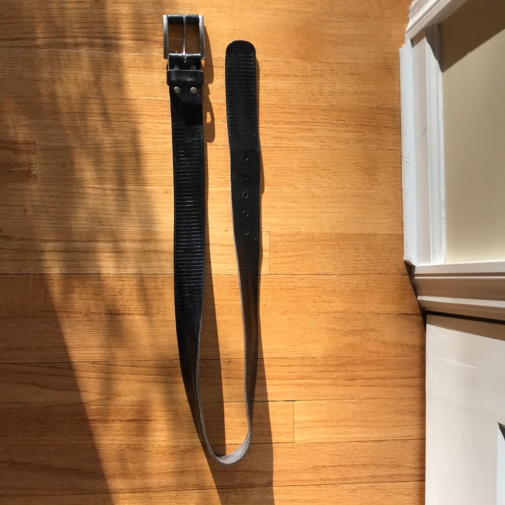 Brave 1992 Black Men’s Leather Belt. Size 36.
